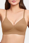Intimacy Padded Non Wired Medium Coverage T-Shirt Bra - Dark Skin — thumbnail 4